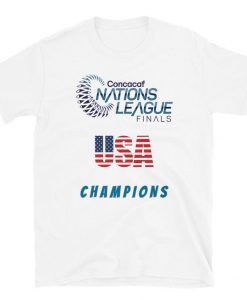 USA Nations League Champions Short-Sleeve T-Shirt Concacaf Soccer Football Finals Winners United States