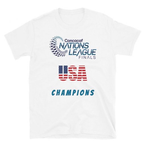 USA Nations League Champions Short-Sleeve T-Shirt Concacaf Soccer Football Finals Winners United States