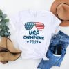 USA champions 2021 soccer T-shirt