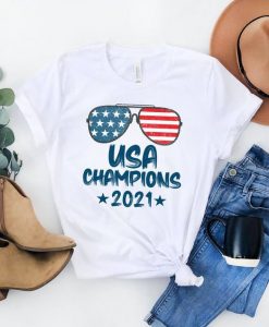 USA champions 2021 soccer T-shirt