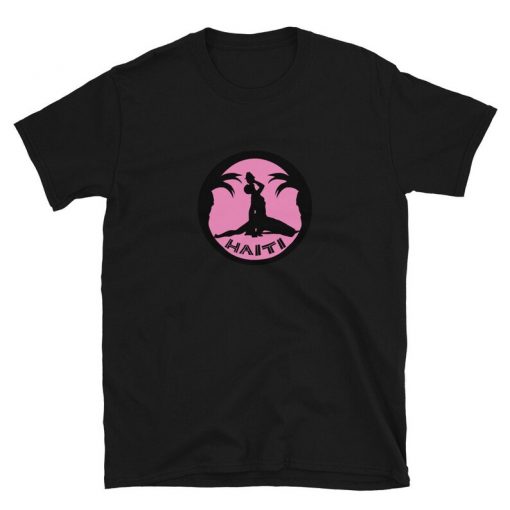 Unisex T-Shirt Neg moron Pink