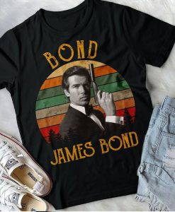 Vintage Jame Bond Shirt, Bond James Bond T-Shirt 007 Classic Movie Tee