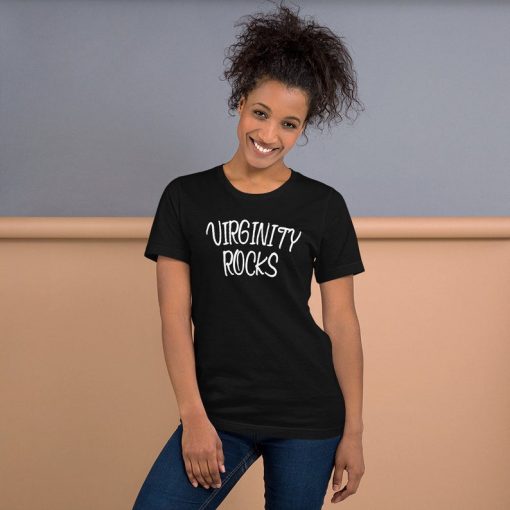 Virginity Rocks Funny T-shirt