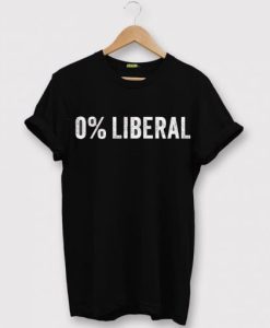 0 % Liberal T shirt