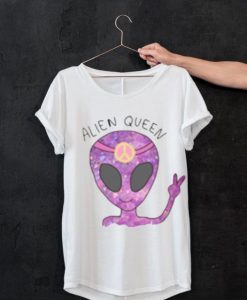 ALIEN QUEEN WHITE T-SHIRT