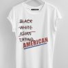 AMERICAN WHITE T SHIRT