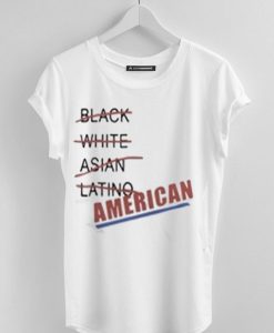 AMERICAN WHITE T SHIRT