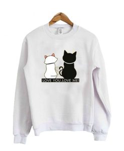 Cat and Letter Sweatshirt