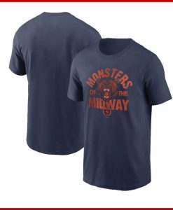 Chicago Bears T-Shirt Logo Hometown Tri-Blend T-Shirt