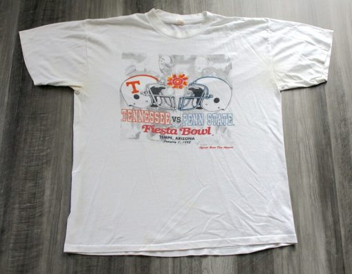 Clothing University Penn State PSU Tennessee Vols Football Logo Tshirt