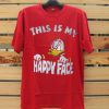 Donald Duck This Is My Happy Face Tshirt