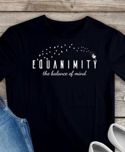 Equanimity Shirt, Mental Health T Shirt, Calm Mind T Shirt, Quiet Your Mind T Shirt, Yoga T Shirt, Mindful T Shirt