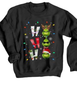 Ho Ho Ho Merry The Grinch Christmast Sweatshirt