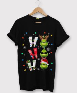 Ho Ho Ho Merry The Grinch Christmast Tshirt