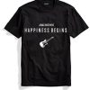 Jonas Brothers Happiness Begins by Guitars Tshirt