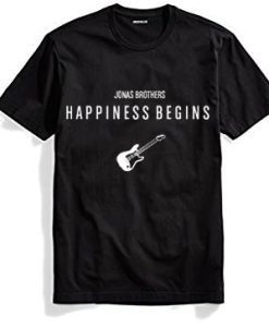 Jonas Brothers Happiness Begins by Guitars Tshirt