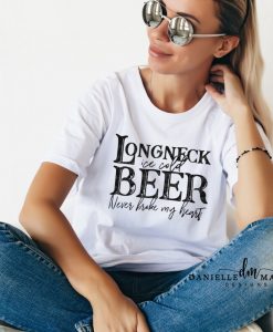 Long Neck Ice Cold Beer Never Broke My Heart, Luke Combs Tee