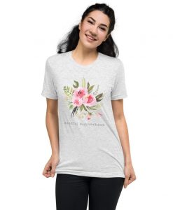 Mindful Motherhood Pink Flowers T-Shirt