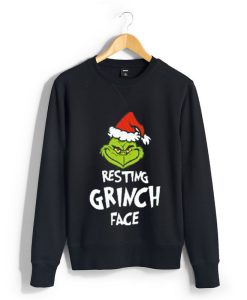 Resting Grinch Face Sweatshirt