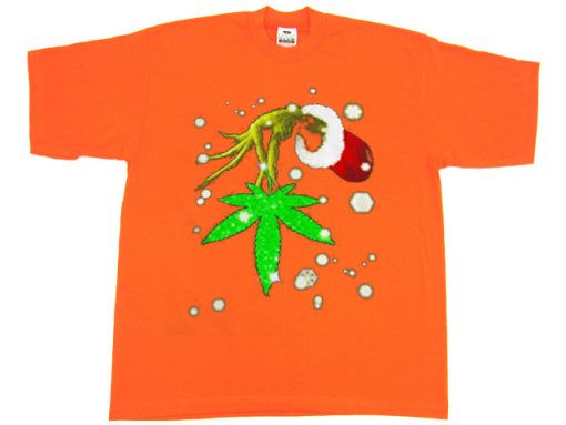 The Grinch Hold Weed Tshirt