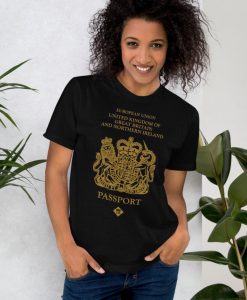 UK EU British Passport Shirt