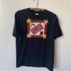 Vintage FSU Seminoles Hand Made Patch Work Embellished Black T Shirt