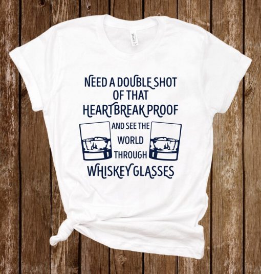 Whiskey glasses shirt