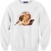 Angel Cheek Kiss Unisex Sweatshirt