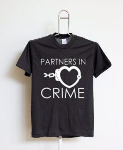 Best T shirt Partners In Crime Black TEES