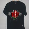 Black Kenya Flag T-Shirt