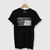 Black and White American Flag Resist Upside Down USA Tees