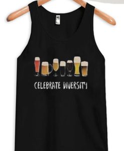 Celebrate Diversity Black Tank Top