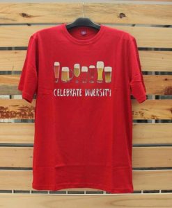 Celebrate Diversity Red T shirts