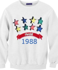 Coca Cola 1988 Sweatshirt White