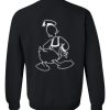 Donald Duck Sweatshirt Back