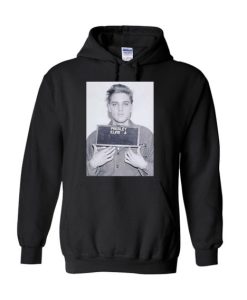 Elvis Aaron Presley Mugshot King Of Rock 80 Prison Unisex Hoodie