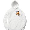 GARFIELD SCARTCH WHITE HOODIE