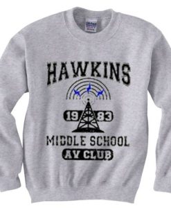 Hawkins Middle School AV Club 1983 Sweatshirt