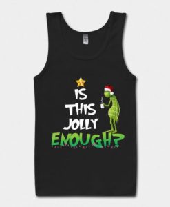 Is This Jolly Enough Black Tank Top