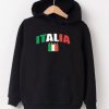 Italia Black Color Hoodie