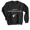 Jonas Brothers Happiness Begins by Guitars Black Sweatshirt