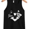 Justice League Silhouette Black Tank Top