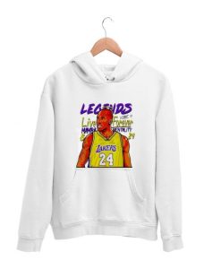 Kobe Bryant Legends Live Forever Mamba Mentality 8 24 Hoodie