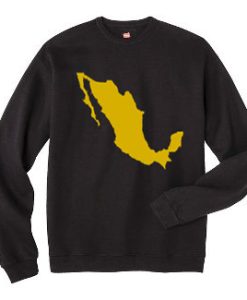 Mexico Map Sweatshirt