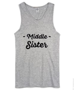 Middle Sister Tank Top Grey