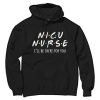 NICU Nurse Black Hoodie