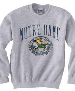 NORTE DAME Grey Sweartshirt