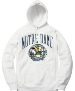 NORTE DAME White Hoodie