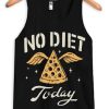 No Diet Today Black Tank Top