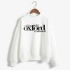 Oxford Comma White Sweatshirt